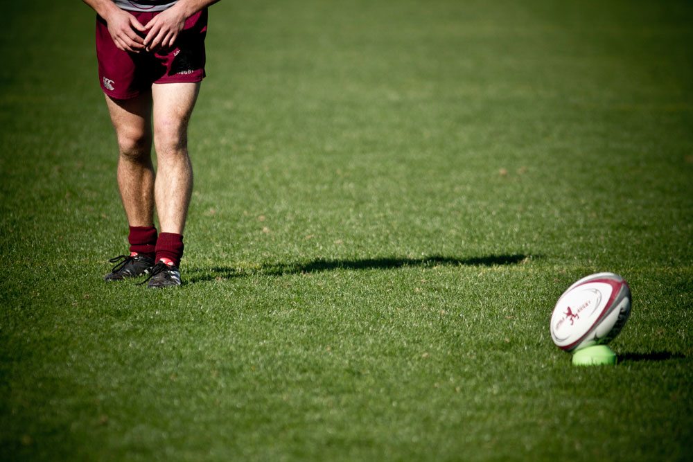 LMU club sport Rugby team on the field.