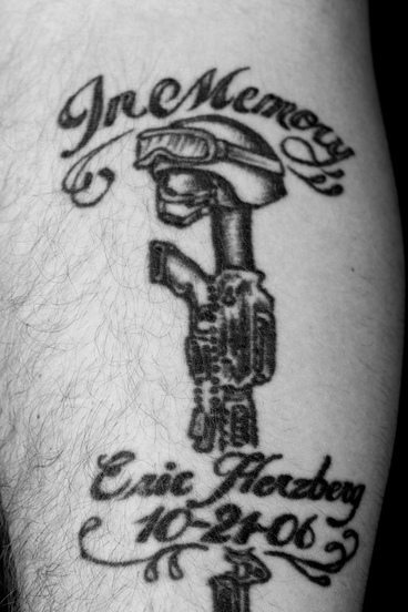 In Memory Eric Herzbey 10-21-06 Tattoo