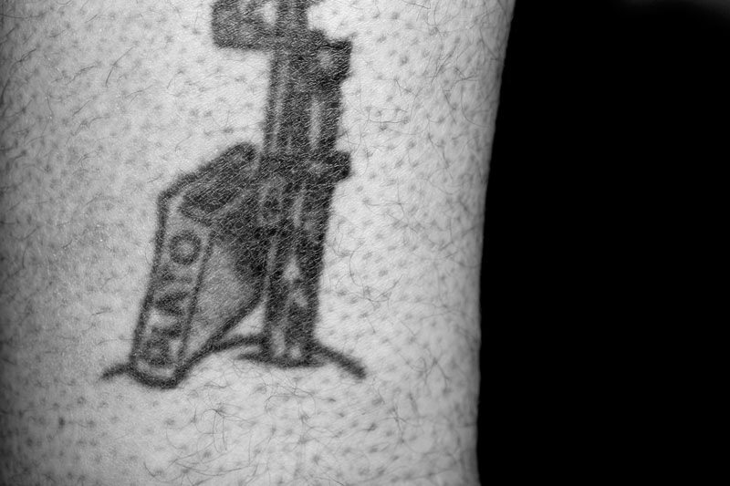Closeup of Memorial Tattoo