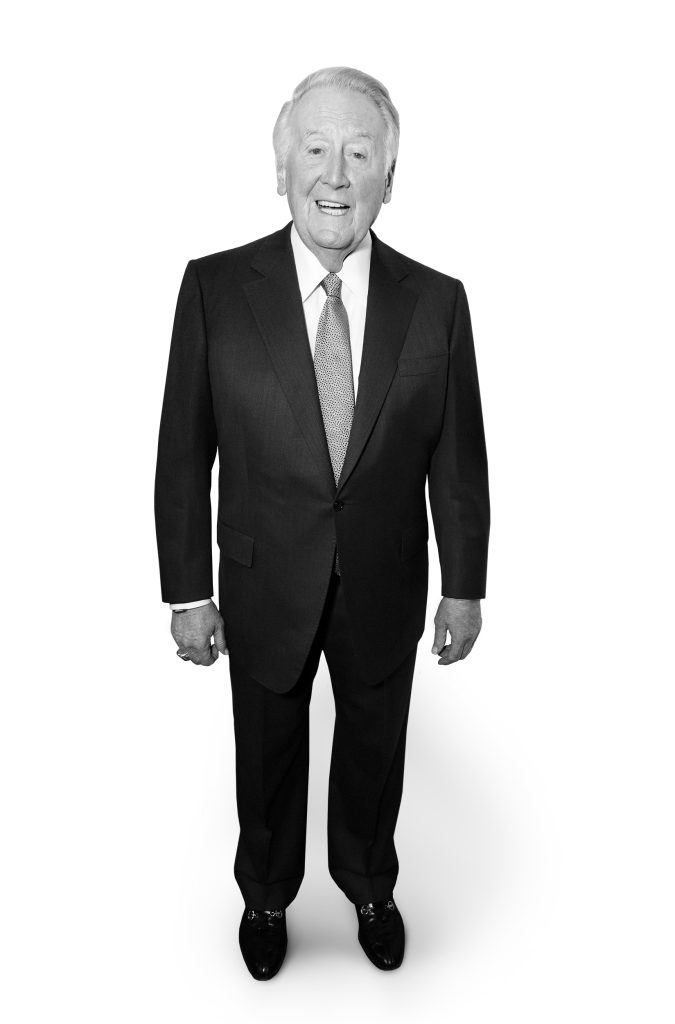 Legendary Dodger announcer Vin Scully