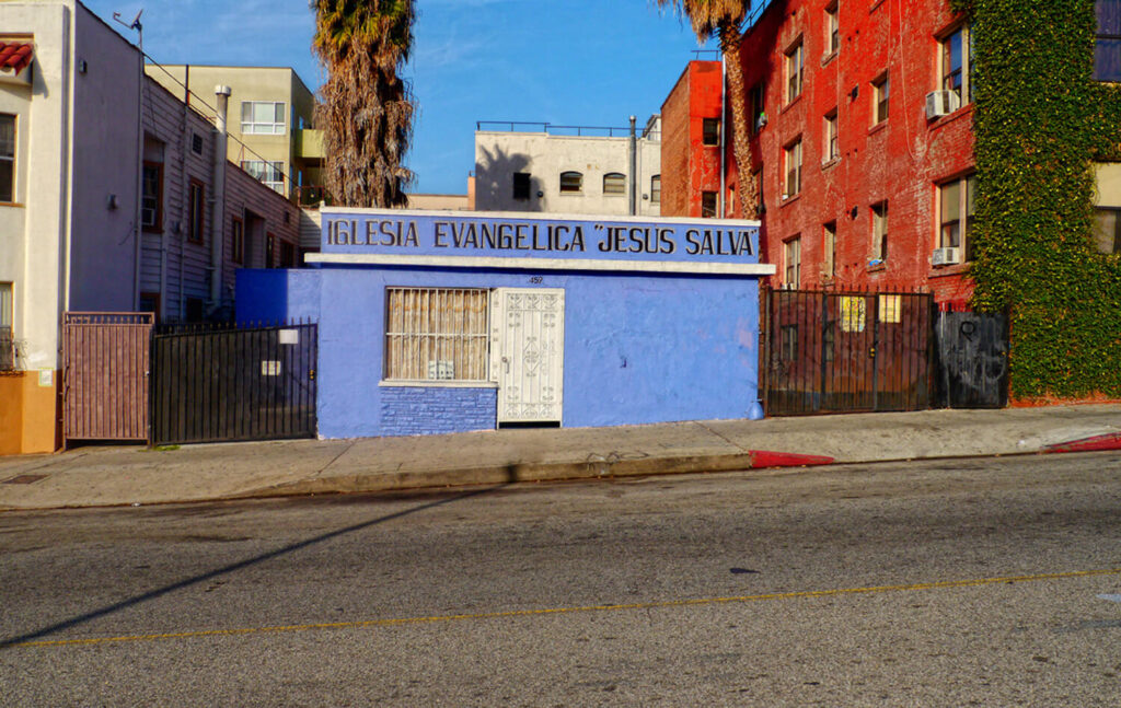 Los Angeles storefront church Iglesia Evangelica Jesus Salva